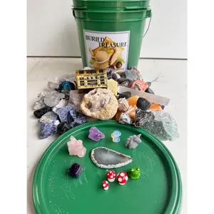 1 GALLON ROUGH STONE FAIRY MINING BUCKET
