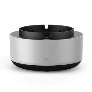 New electronic intelligent ashtray air purifier,2 in 1 Air Purifier Multifunctional Smokeless Ashtray with Filter, Best for Home Car or Office