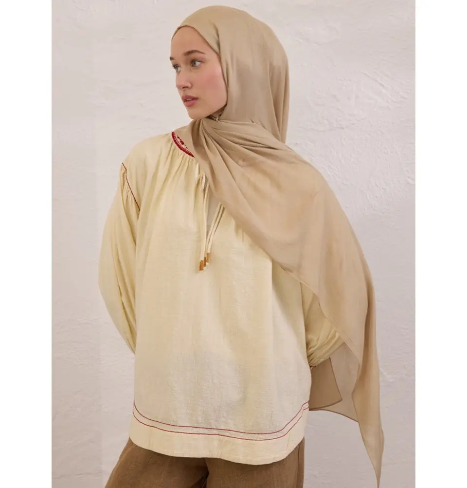 Everyday Basic Soft Viscose Shawl Hijab - Soft Sand