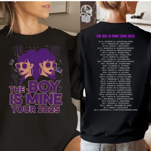 Brandy & Monica The Boy Is Mine Tour 2025 Sweatshirt, R&B Icons Concert Merch Crewneck, Retro Music Collage Graphic, Brandy & Monica Merch, Unisex Brandy & Monica Sweatshirt, For Menswear For Womenswear, Music Brandy & Monica Fan Apparel