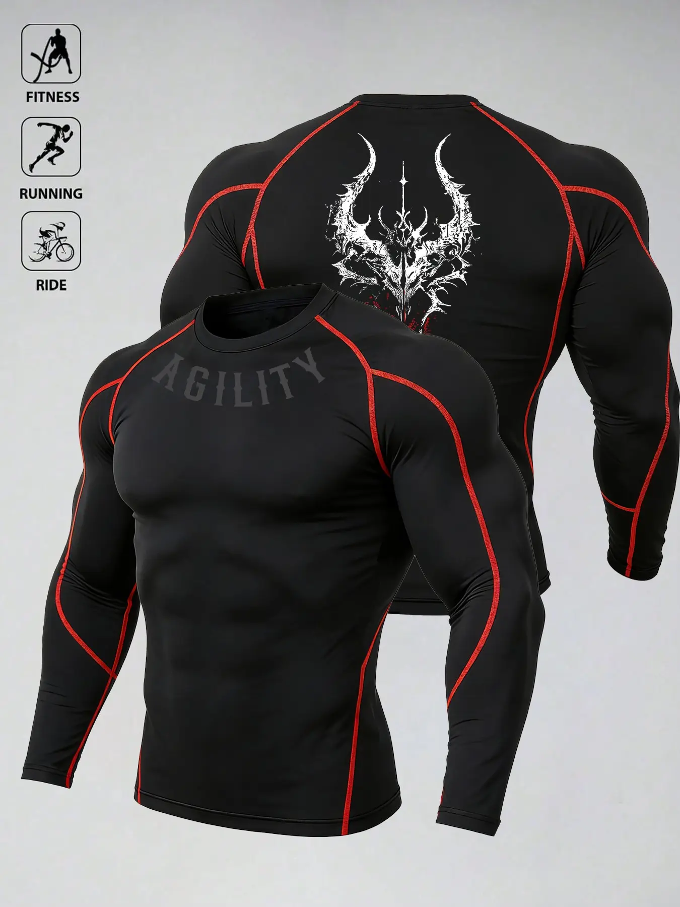 batman compression shirt grey - TikTok Shop