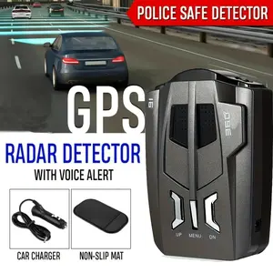 V9 Advanced Radar Detector for Enhanced Driving Safety - Long-Range, Adjustable Volume, LED Display with City/Highway Modes, Battery Not Included car accessories