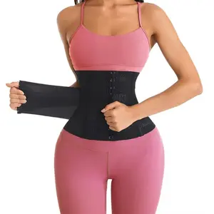 Women Body Shaper Waist Trainer Sweatproof Tummy Control Shapewear For Workout Postpartum Belly Wrap‌ Womenswear Compression Fitness Belt Corset Minimalist