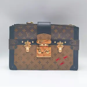 Pre-owned Louis Vuitton Leather Shoulder Bags TRUNK Brown Canvas Monogram Crossbody Bag