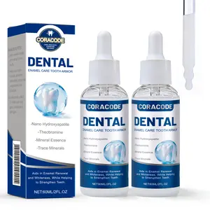 CORACODE Tooth Armor Liquid Drops for Teeth with Nano-Hydroxyapatite & Theobromine – Enamel Strengthening & Refurbishing Tooth Armor, Reduces Sensitivity, Cavity Protection, Daily Oral Care for Healthy Fresh Smile Whitening