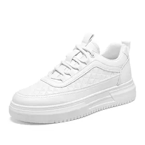Stock Spring Men's Shoes New Breathable Little White Shoes Men's Thick Sole Sports and Casual Board Shoes