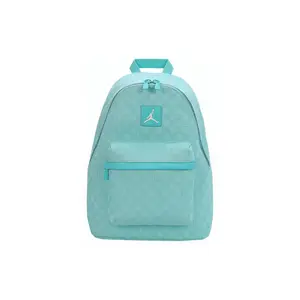 Jordan Unisex Lightweight Large Polyester Backpack with Zipper Closure, Blue-Green, Lightweight Backpack