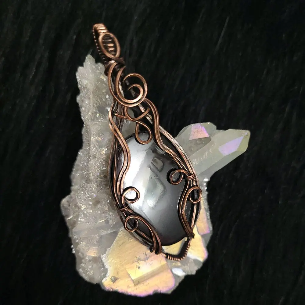 Hematite in Swirls - Unique Hematite with Swirl Patterns, Ideal for Jewelry and Decor