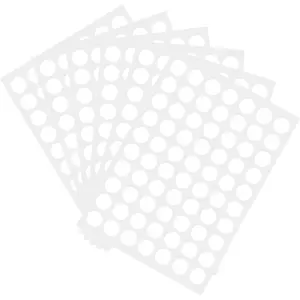 Coding Labels 3/4" Round Color-Coding Circle 1050 count Dot Labels (White)
