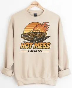 Leopard Hot Mess Express Car Graphic Top