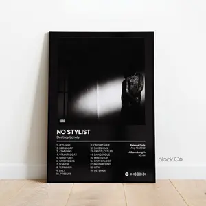 Destroy Lonely - No Stylist - Custom Album Print - Hip Hop Album Poster - Personalized Album Cover - Destroy Lonely Poster - Custom Album