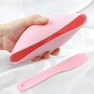 Set of 2 Silicone Bowl Facial Mask Mixing Bowl DIY Face Mask Bowl for Home Use, Facial Mask, Mud Mask and Other Skincare Products, Facial Care Tools