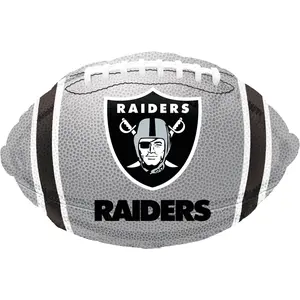 18-Inch Raiders Football Foil Balloon
