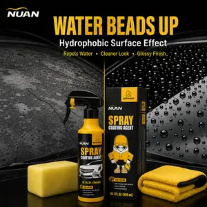 NUAN nano car coating spray-Professional spray coating with superior water beading & UV defense.