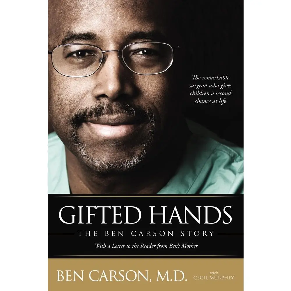 Used Book - Gifted Hands: The Ben Carson Story by Ben Carson & Cecil Murphey - 240-Page Content, Paperback Convenience, English Language, Johns Hopkins Children's Center Focus, No Excessive Promotional Terms, Soft Cover