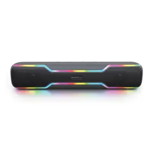 HyperBeam LED Wireless Speaker with Audio, Bluetooth, Microphone, Portable Design, Rechargeable Power, USB Connection for Computer Use speaker bluetooth speaker subwoofers