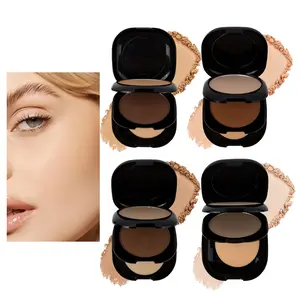 4-shade mattifying compact, oil-control compact, setting powder compact, travel-sized compact, dual-layer compact, compact with puff, mattifying loose powder compact, long-wear compact