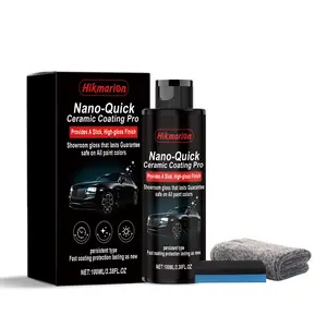 Nanoceramic Coating Kit for Car Surface Protection, Polishing and Rejuvenation, Daily Maintenance, Enhances Shine and Durability