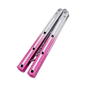 SEA MONSTER CLONE Balisong, Aluminum Alloy Handle, Four Colors Available, Ideal for Beginners, Durable and Stylish Flip Toys Tool