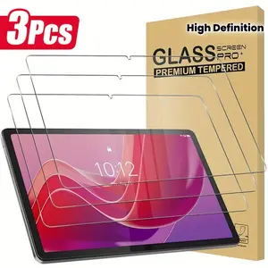 3 Pieces Tempered Glass Screen Protector for Lenovo Tab M11 HD 11 Inch/K11 LTE 2024 - High Clarity, Scratch-Resistant, Anti-Fingerprint, Easy Installation, Smooth Surface