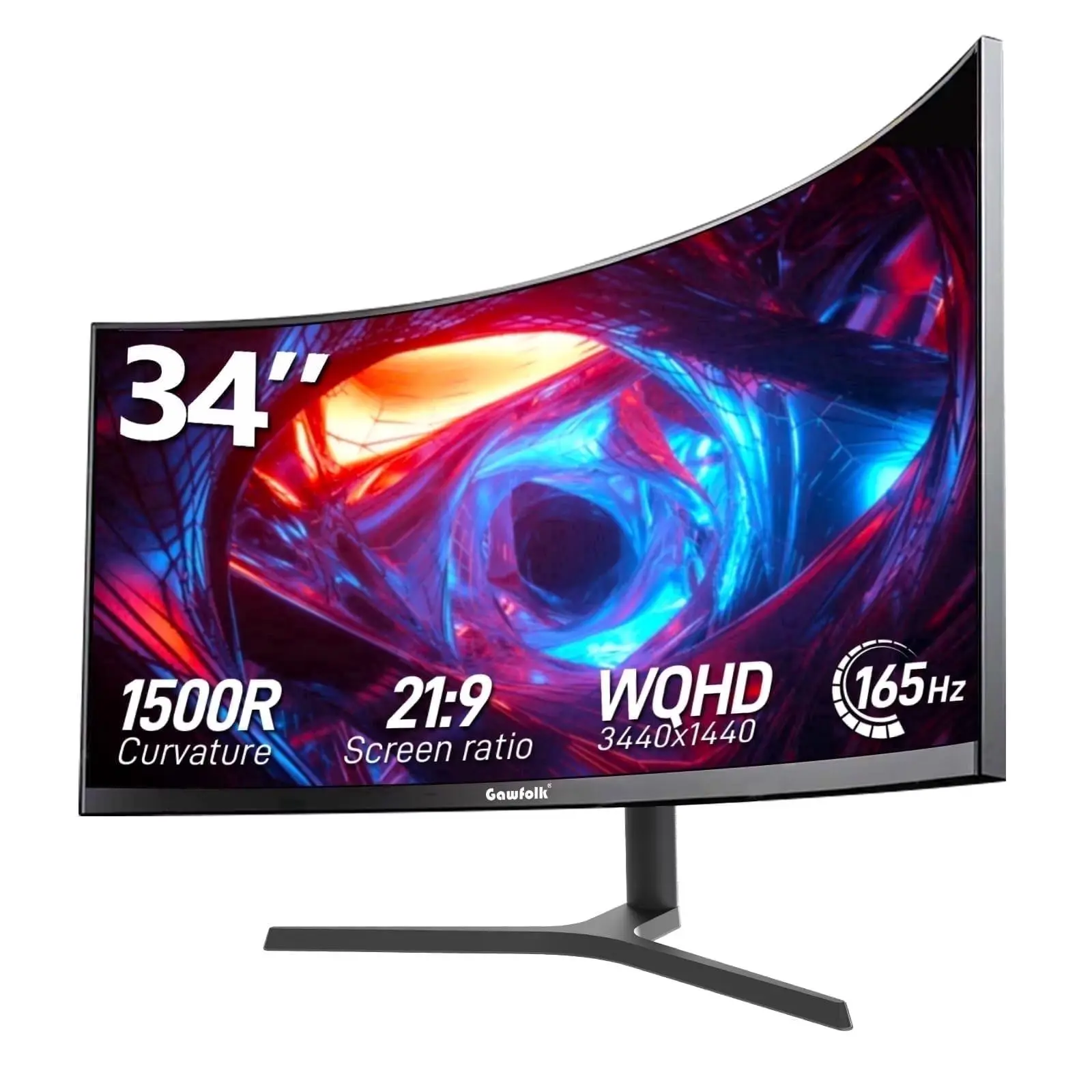 Experience Gaming Bliss with 34" Curved Monitor! 🎮✨