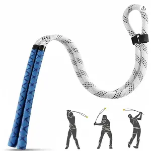 Swing Trainer Rope - Heavy-Duty   Aid for Swing Speed & Rhythm, Durable Double Rope Swing Trainer for Warm-Up, Posture, and Tempo Improvement