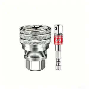 2026 NEW Adjustable Universal Socket Wrench, 3/8 Drive Multi-function Sleeve Wrench, Professional Sockets Tools for Drive Ratchet Torque Wrench and Power Drill