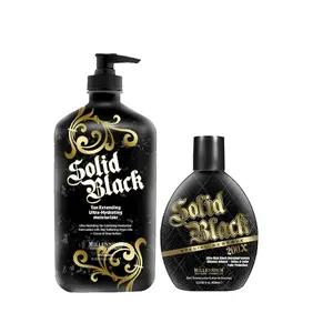 Millennium Tanning Solid Black 200x Lotion & Tan Extender 18.25 oz Ultra-Hydrating Moisturizer with Cocoa & Shea Butters