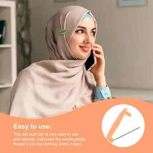 8pcs scarves, safety pins, colorful scarves, safety pins, scarves, plastic scarves, diaper clips, women's scarves, clip clips, safety locks, adult clothing