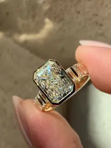 Women's Vintage Alloy Engagement Ring with Zirconia Decoration, Perfect for Daily Wear, Wedding Anniversary, Party, Valentine's Day Gift, Cubic Zirconia Ring, Bridal Engagement Ring, Vintage Rings