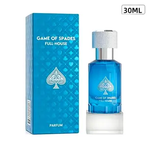 Jo Milano Paris GAME OF SPADES FULL-HOUSE 30ML Parfum for Women & Men Vibrant Citrus Spicy Heart Warm Woody Base Notes
