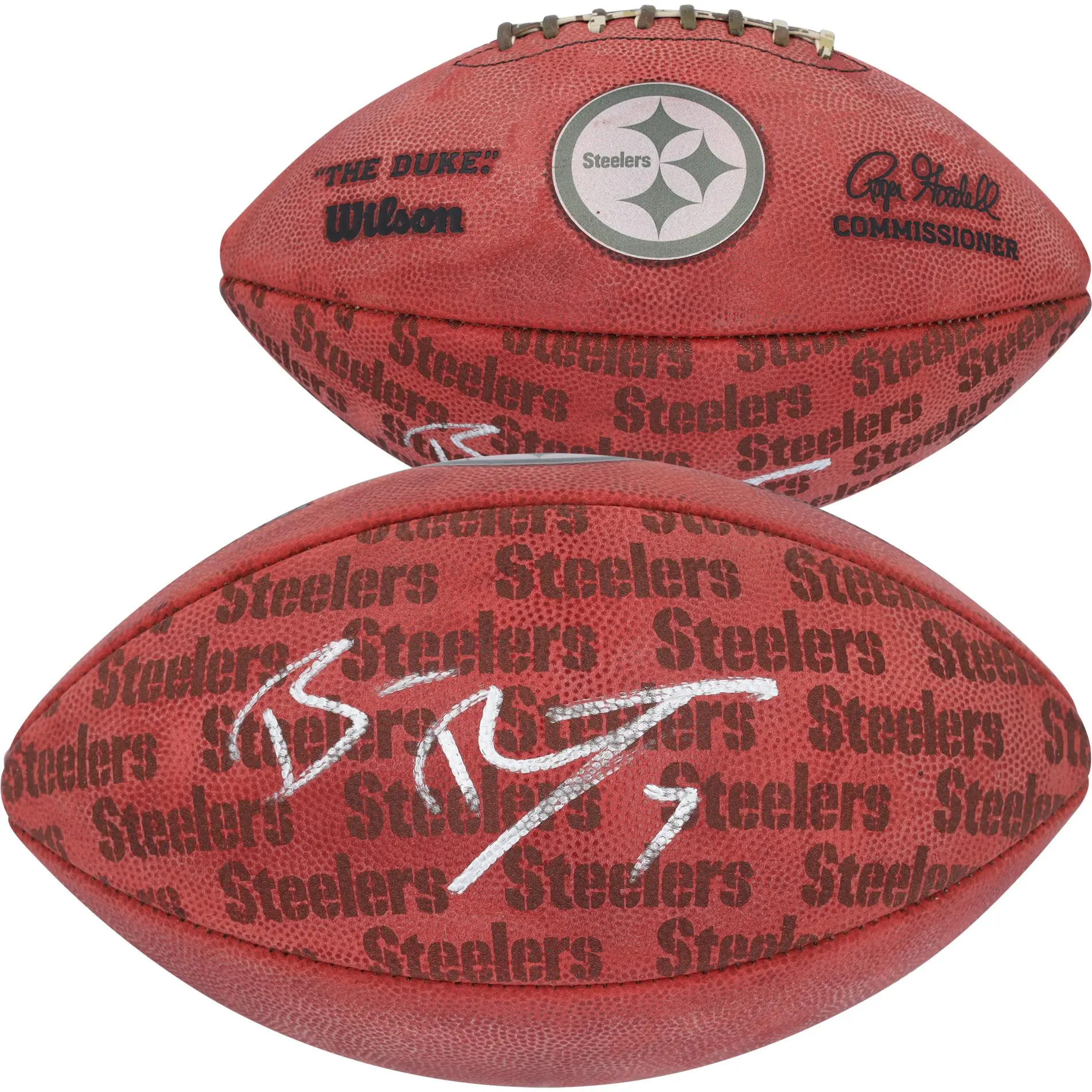 Ben Roethlisberger Pittsburgh Steelers Autographed Duke Showcase Football - Fanatics Authentic Certified