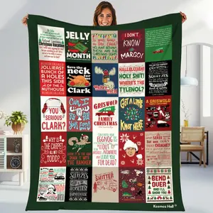 Christmas Vacation National Lampoons Blanket Christmas Vacation Movie Blanket, Clark Griswold Family Christmas Blanket