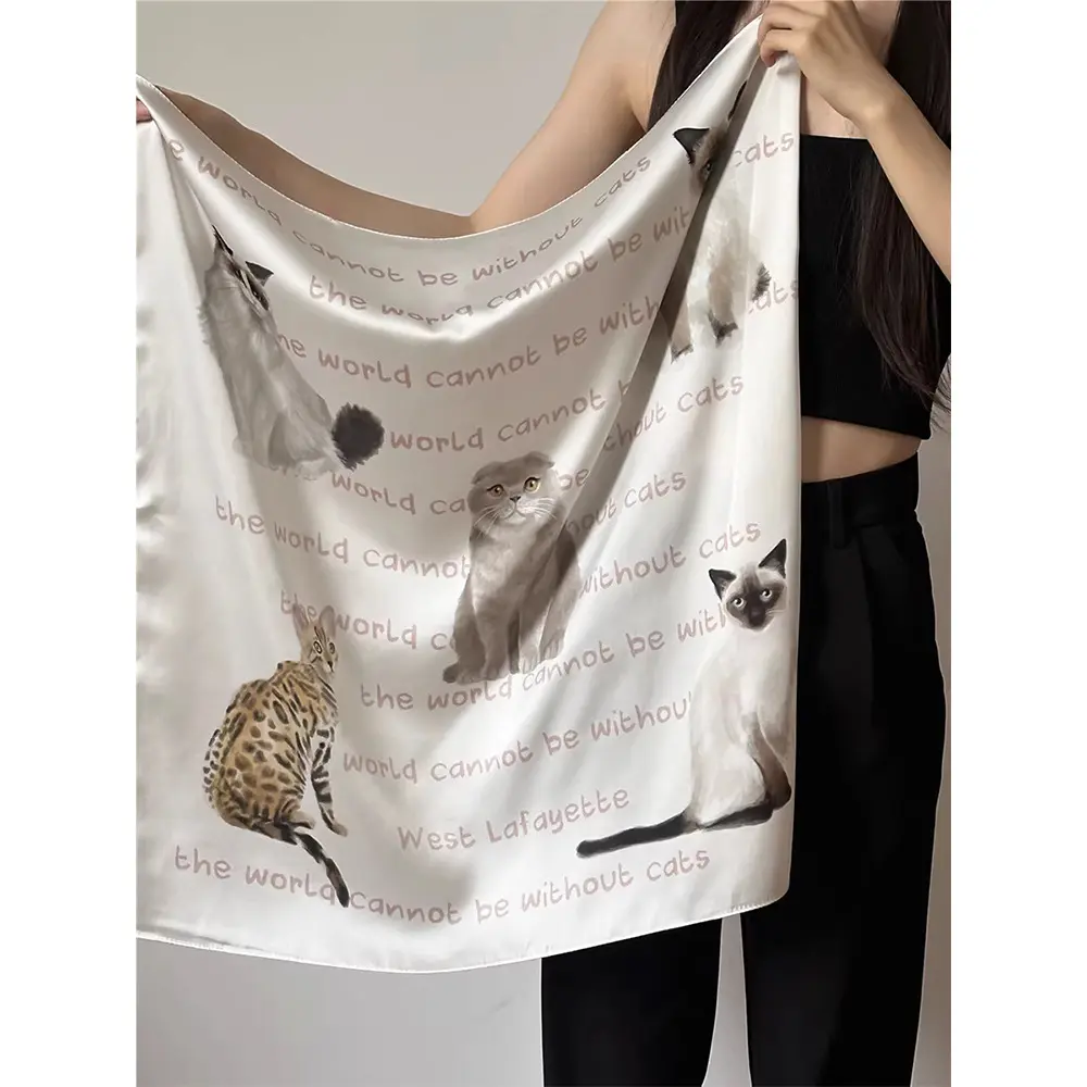 48# British-style cat ear headscarf (EC1753)