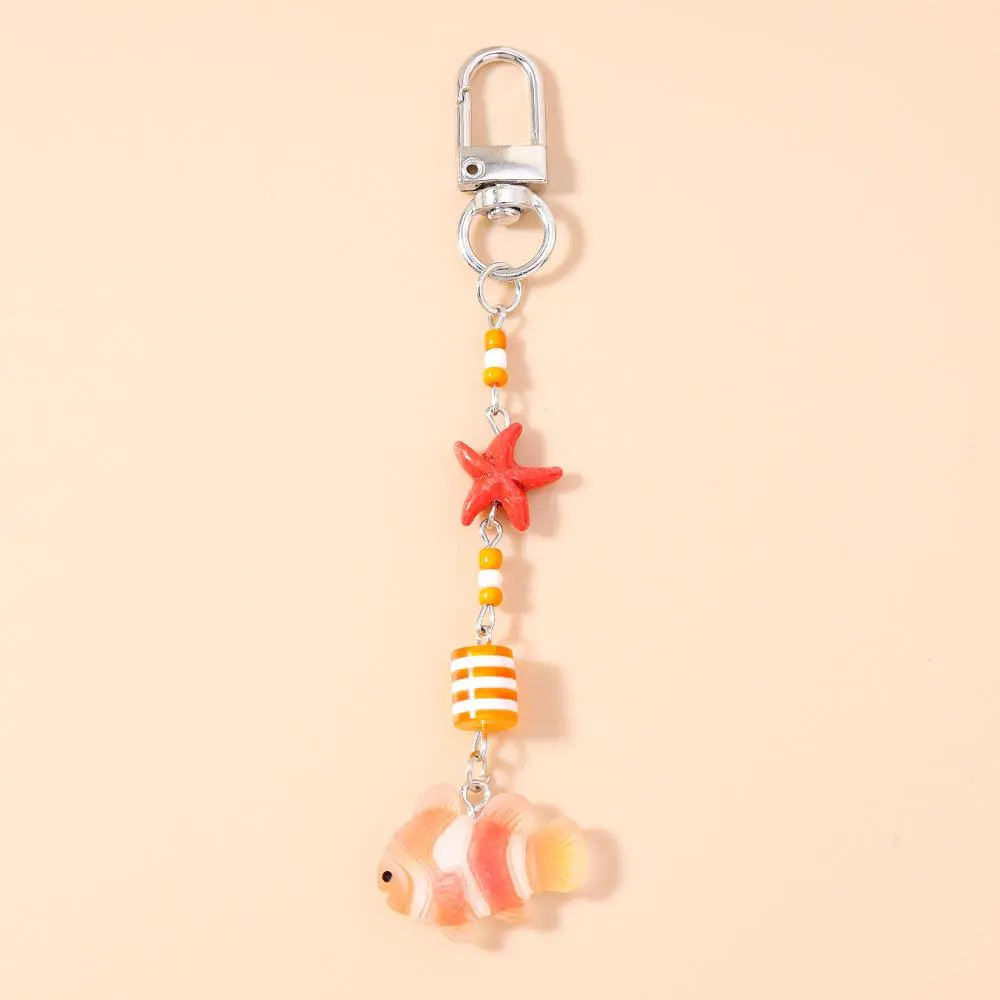 Cute Simulation Water Bag of Goldfish Keychain Women Girls Key Ring Pendants for Handbag Decor DIY Kid's Jewelry Gifts