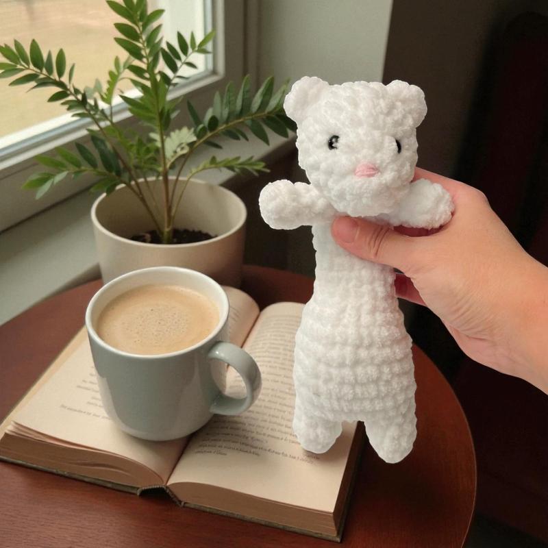 Floppy Ferrets Handmade Crochet Cuties Full of Personality Yarn Plush Toy for Cozy Home Decor