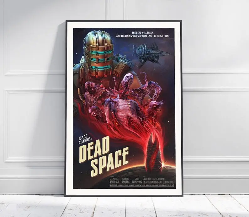 DEAD SPACE Game Poster | Game Art | Horror Game | Print | Room Decor | Wall Art Doc Roy Art