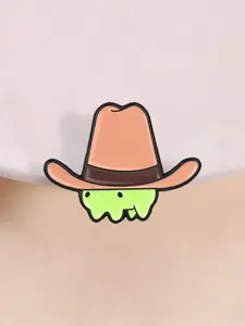 Cowboy Frog Enamel Pin, Cute Western Frog Brooch, Unique Accessory for, Perfect Gift Idea, Durable Design