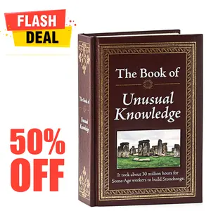 The Book of Unusual Knowledge Hardcover - Lay-Flat Design Trivia Book with Comprehensive, Entertaining Fascinating Facts, Published 4/1/2012, for Psychology & Relationships Enthusiasts (Humanities & Social Sciences Category)