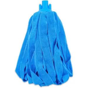 Microfiber Cloth String Mop  Refill, Loop End Screw  Mop  Compatible with  Standard  Threading Pole (Acme 3/4 inch Thread) (1)
