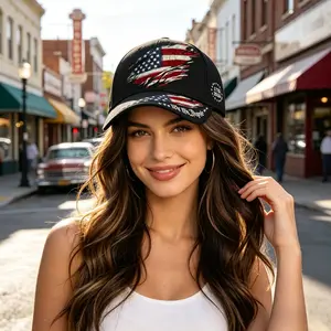 250th Anniversary Print Baseball Cap – Adjustable Unisex Sun Hat; Versatile, Casual Style Perfect for Everyday Wear and Independence Day.