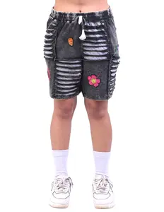 Caravan Closet Boho Patchwork Razor Cut Hippie Shorts