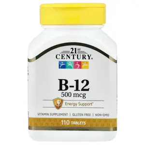 21st Century Vitamin B-12, 500 mcg, 110 Tablets