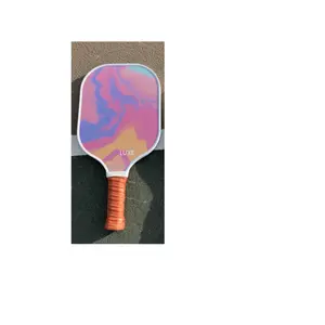 LUXE. Watercolor Pickleball Paddle with Aesthetic Design Fiberglass Surface & Honeycomb Polymer Core USA Approved