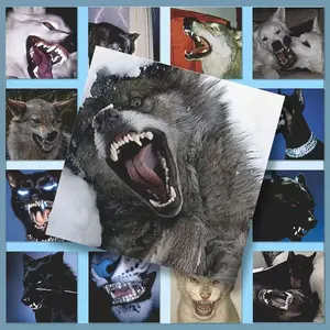 63 Animal Tooth Stickers, Sticker Sheets for Backpacks, Pencil Boxes, Keychains, Fun and Creative Decorations, Perfect for Kids and Adults, Funny Stickers