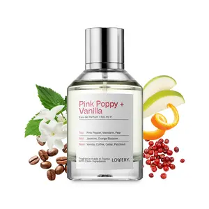 Pink Poppy & Vanilla Perfume  Long Lasting EDP - Made in USA