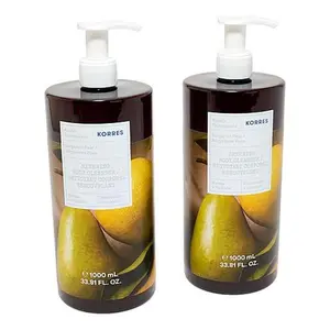Korres 2-Pack Bergamot Pear Renewing Body Cleanser