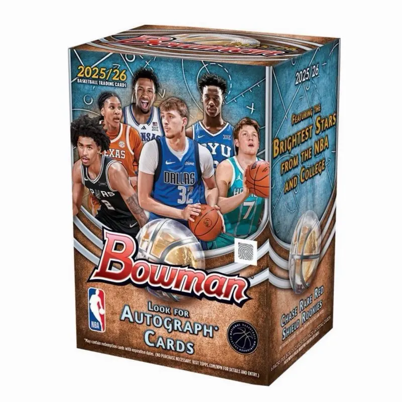 Bowman 2025/26 Basketball Trading Cards Featuring Brightest Stars from the NBA and College Look for Autograph Cards
