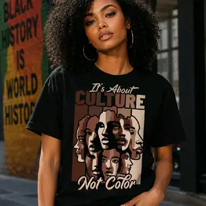 It's About Culture Not Color Tshirt