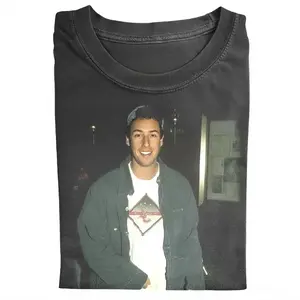 Vintage Adam Sandler Graphic Tee, Retro Icon Shirt, 90s Actor Shirt, Old School Comedy Shirt, Classic Movie Shirt, Meme Graphic Tee, Gift For Boyfriend Menswear Top Streetwear, Gift For Men Women, Trending T-shirt